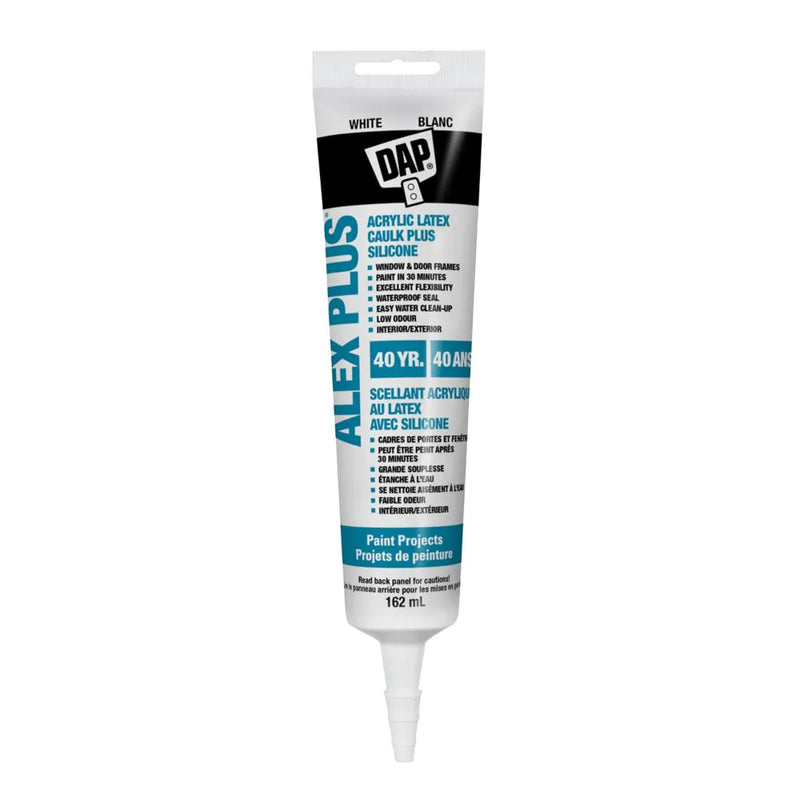 DAP Alex Plus (Acrylic Latex Caulk Plus Silicone) White